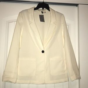 Cream blazer